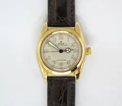 VINTAGE ROLEX BUBBLEBACK REF.2940 ORIGINAL DIAL MINT CONDITION 14K GOLD TOP