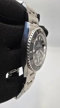 ROLEX SUBMARINER DATE STAINLESS STEEL BLACK CERAMIC 41MM WATCH 126610LN