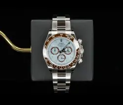 ROLEX 40MM COSMOGRAPH DAYTONA ICE BLUE DIAL PLATINUM BRACELET 126506