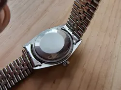 Vintage 1971 Rolex Datejust 1601 No Lume Steel Silver Sunburst Dial Unpolised?