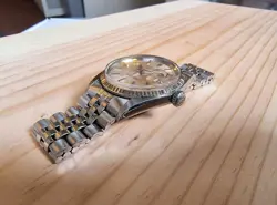 Vintage 1971 Rolex Datejust 1601 No Lume Steel Silver Sunburst Dial Unpolised?