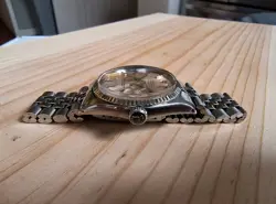 Vintage 1971 Rolex Datejust 1601 No Lume Steel Silver Sunburst Dial Unpolised?