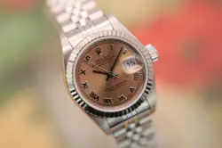 2000 Rolex Ladies Datejust Ref. 79174 | Salmon Dial | Box and Papers