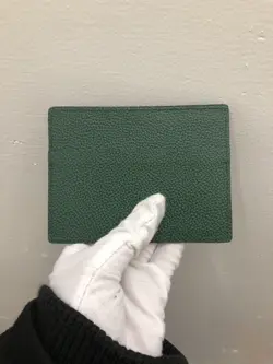 GENUINE GREEN LEATHER