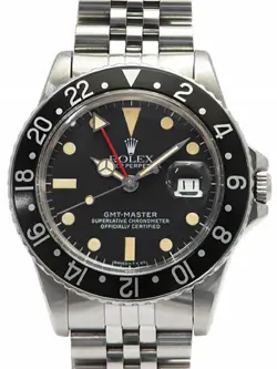 ROLEX GMT MASTER BLACK BEZEL 16750 806**** MEN'S AUTOMATIC #T029