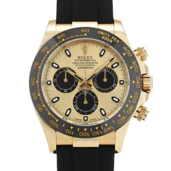 ROLEX 116518LN COSMOGRAPH DAYTONA CHAMPAGNE/BLACK MENS WRISTWATCH