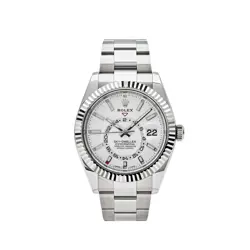 ROLEX SKY-DWELLER 326934 STAINLESS STEEL WHITE DIAL