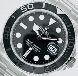 ROLEX YACHT MASTER 226627 42MM TITANIUM BLACK DIAL ROTATING BEZEL OYSTER