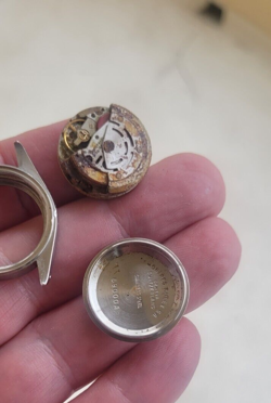 ROLEX 100% GENUINE 26 MM LADY'S 69173, E SERIES HEAD WITH RUSTED 2135 MOVEMENT