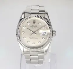 SILVER MENS SWISS