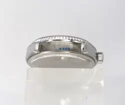 Vintage 1968 ROLEX Datejust 1600 36mm Riveted Oyster Silver Mens Swiss Watch