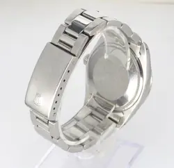 Vintage 1968 ROLEX Datejust 1600 36mm Riveted Oyster Silver Mens Swiss Watch
