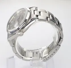 Vintage 1968 ROLEX Datejust 1600 36mm Riveted Oyster Silver Mens Swiss Watch