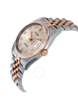 Rolex With Diamonds 36 MM With Box, No Papers