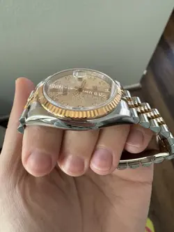 Rolex With Diamonds 36 MM With Box, No Papers