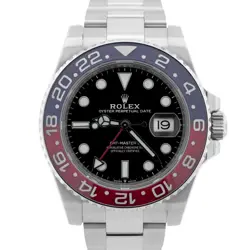 2022 NEW PAPERS ROLEX GMT-MASTER II 40MM PEPSI RED BLUE OYSTER 126710 BLRO BOX