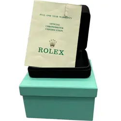 PAPERS TIFFANY & CO Rolex DateJust 26mm Stainless Steel Black 69174 Watch BOX