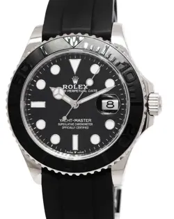 Rolex Yacht-Master 42mm 18kt White Gold Men's Oysterflex Watch B/P 23 226659