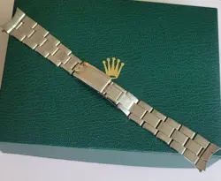 GENUINE ROLEX VINTAGE RARE GAY FRERES STEEL RIVETED 19 MM 1959 RIVETED BRACELET