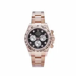ROLEX DAYTONA 126505 ROSE GOLD BLACK DIAMOND DIAL (2024)
