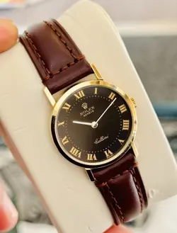 ROLEX CELLINI 18K GOLD LADIES VINTAGE WRISTWATCH