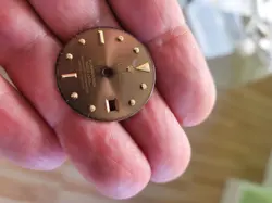 Rolex vintage Submariner Tropical Nipple Dial for 16803 ,16808 ,16613,super rare