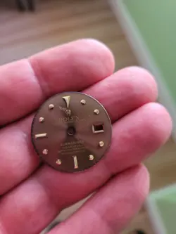 Rolex vintage Submariner Tropical Nipple Dial for 16803 ,16808 ,16613,super rare