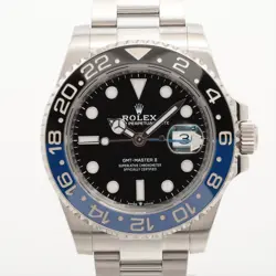 ROLEX GMT MASTER II 126710BLNR SS AT BLACK DIAL OYSTER BRACELET
