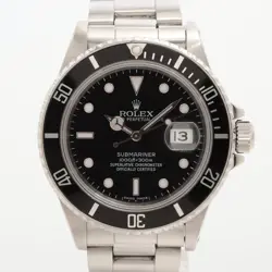ROLEX SUBMARINER 16800 SS AT BLACK DIAL