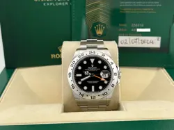 ROLEX EXPLORER II 226570 BLACK DIAL STAINLESS STEEL 42MM BOX PAPER 2024