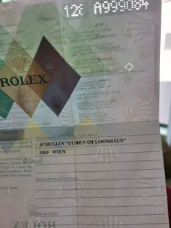 ROLEX GENUINE BOX