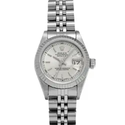 ROLEX DATEJUST 69174 SILVER LADIES WATCH