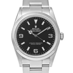 USED ROLEX EXPLORER 1 114270 BLACK CASE: 36MM×36MM MEN'S WATCH #102251
