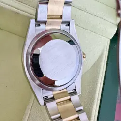 Rolex Datejust 36 BOX PAPERS Two Tone 18K Yellow Gold White Dial Roman Oyster