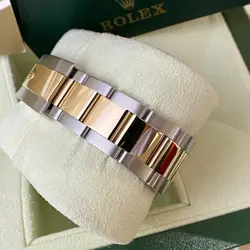 Rolex Datejust 36 BOX PAPERS Two Tone 18K Yellow Gold White Dial Roman Oyster