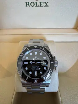 ROLEX 116610LN SUBMARINER DATE 40MM BLACK CERAMIC BEZEL 2020 BOX & PAPERS 