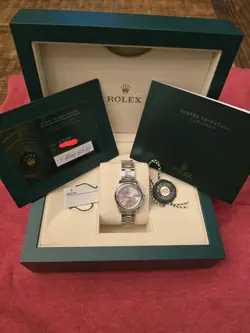 ROLEX 279160 LADY-DATEJUST PINK DIAL OYSTER BAND