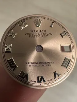 ROLEX DIAL FOR WOMEN PINK HANDS SET