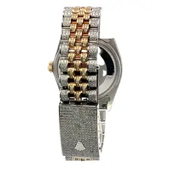 MENS ROLEX DATEJUST DIAMOND WATCH