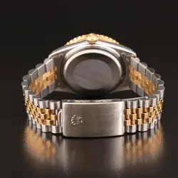 Rolex Datejust Turn-O-Graph SS & 18K Yellow Gold 36mm 16259 Factory Diamond Dial