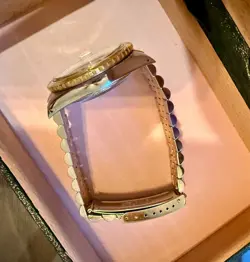 Rolex Datejust Turn-O-Graph SS & 18K Yellow Gold 36mm 16259 Factory Diamond Dial