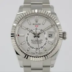 ROLEX SKY-DWELLER - WHITE DIAL - OYSTER - STAINLESS STEEL 336934