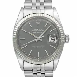 USED ROLEX DATEJUST 1601 GRAY AUTOMATIC CASE: 36MM×36MM MEN'S WATCH #101461