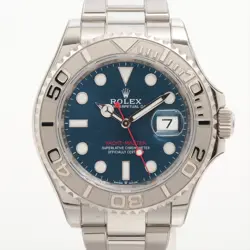 ROLEX YACHT‑MASTER 126622 SS×PT AT BLUE-FACE 3 EXTRA LINKS