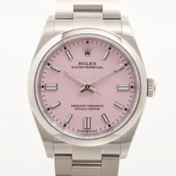 ROLEX OYSTER PERPETUAL 126000 SS AT PINK-FACE
