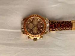 Rolex Daytona 116598SACO Daytona "Leopard" 18K Yellow Gold diamonds and sapphire