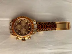 Rolex Daytona 116598SACO Daytona "Leopard" 18K Yellow Gold diamonds and sapphire