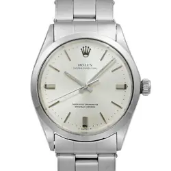USED ROLEX OYSTER PERPETUAL 1002 SILVER CASE: 34MM×34MM MEN'S WATCH #10171