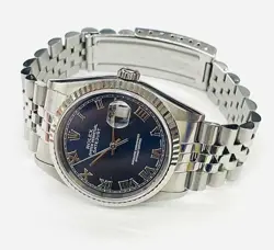 Rolex 16234 Datejust Blue Roman Dial G8I35
