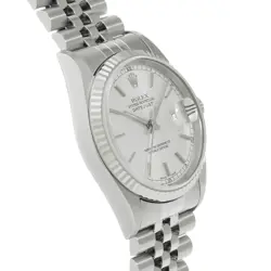 Rolex 3/10  Datejust 16234 Number A Manufactured Around 1999 Silver Watch Wristw